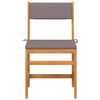 vidaXL Ensemble de balcon avec coussins 3 pcs bois massif d'acacia