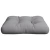 vidaXL Coussin de palette gris tissu