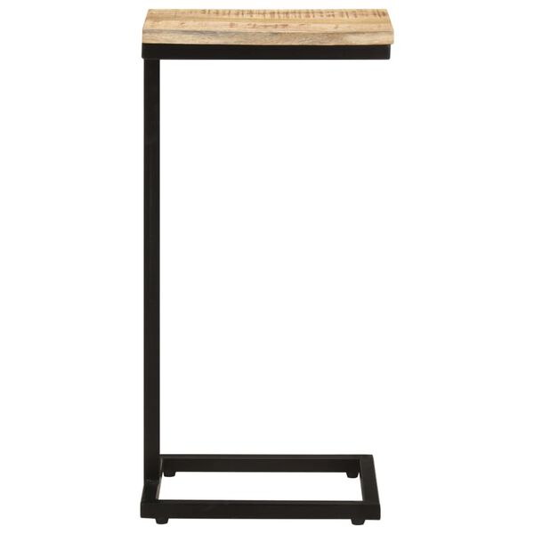 vidaXL Tables d'appoint 2 pcs 31,5x24,5x64,5 cm Bois de manguier brut