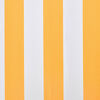 vidaXL Tissu d'auvent Jaune tournesol/blanc 3x2,5 m (cadre non inclus)