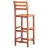 vidaXL Chaises de bar lot de 4 bois d'acacia solide