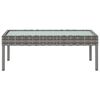 vidaXL Salon de jardin 8 pcs avec coussins r&eacute;sine tress&eacute;e gris