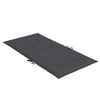 vidaXL Coussins de chaise &agrave; dossier bas lot de 6 anthracite m&eacute;lang&eacute;