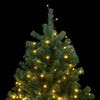 vidaXL Sapin de Noël artificiel articulé avec 300 LED 210 cm