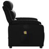 vidaXL Fauteuil de massage inclinable noir similicuir