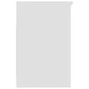 vidaXL Armoire &agrave; tiroirs Blanc 40x50x76 cm Bois d'ing&eacute;nierie