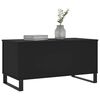 vidaXL Table basse Noir 90x44,5x45 cm Bois d'ing&eacute;nierie