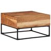 vidaXL Table basse 68x68x41 cm Bois d'acacia solide