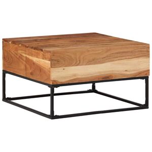 vidaXL Table basse 68x68x41 cm Bois d'acacia solide