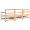 vidaXL Salon de jardin 3 pcs bois massif de pin