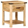 vidaXL Table de chevet 40x40x50 cm bois de manguier massif