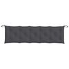 vidaXL Coussin de banc de jardin anthracite m&eacute;lang&eacute; 180x50x7 cm tissu