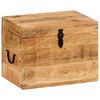 vidaXL Bo&icirc;te de rangement 39x28x31 cm Bois massif d'acacia