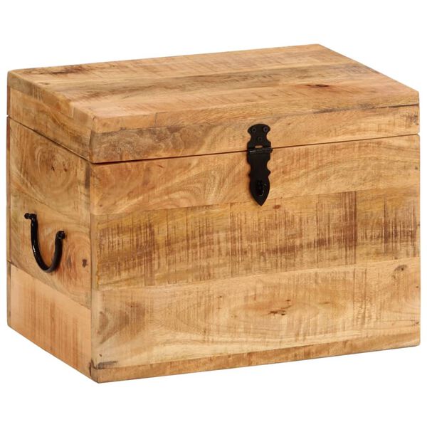 vidaXL Bo&icirc;te de rangement 39x28x31 cm Bois massif d'acacia
