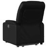 vidaXL Fauteuil inclinable de massage noir similicuir