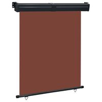 vidaXL Auvent latéral de balcon 145x250 cm Marron