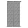 vidaXL Coussin de banc de jardin gris 200x(50+50)x7 cm tissu oxford