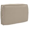 vidaXL Ensemble de coussins 3 pcs Taupe Tissu Oxford