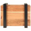 vidaXL Table de chevet 50x40x40 cm Bois d'acacia massif