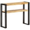 vidaXL Table console 90x30x75 cm Bois de manguier brut