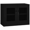 vidaXL Armoire de bureau Noir 90x40x70 cm Acier