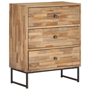vidaXL Buffet Bois de teck recycl&eacute; 60x30x75 cm