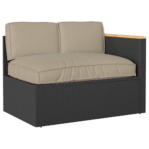 vidaXL Ensemble de coussins 3 pcs Taupe Tissu Oxford