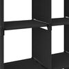 vidaXL &Eacute;tag&egrave;re d'affichage 9 cubes Noir 103x30x107,5 cm Tissu