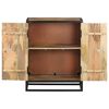 vidaXL Buffet sculpté à la main 60x35x75 cm Bois de manguier massif