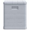 vidaXL Bo&icirc;te de rangement de jardin 90 L Gris clair
