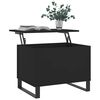 vidaXL Table basse Noir 60x44,5x45 cm Bois d'ing&eacute;nierie