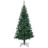 vidaXL Sapin de No&euml;l artificiel pointes iridescentes Vert 120 cm PVC