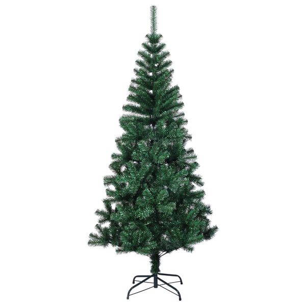 vidaXL Sapin de No&euml;l artificiel pointes iridescentes Vert 120 cm PVC