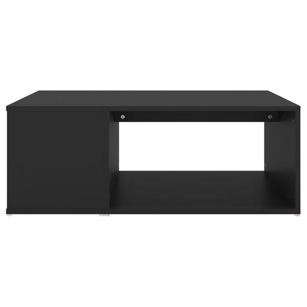 vidaXL Table basse noir 90x67x33 cm bois d'ingénierie