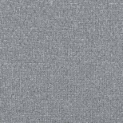 vidaXL Lit de jour gris clair 100x190 cm tissu