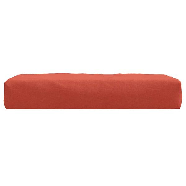 vidaXL Coussin de palette rouge mélangé 60x60x9,5 cm tissu