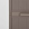 vidaXL Armoire de rangement jardin Marron 65x45x172 cm PP Aspect bois