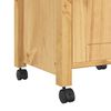 vidaXL Chariot de cuisine MONZA 48x40x88,5 cm bois massif de pin