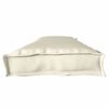 vidaXL Coussin de palette Cr&egrave;me 180 x 40 x 8 cm Tissu Oxford