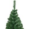 vidaXL Arbre de Noël artificiel avec branches épaisses vert 210 cm PVC