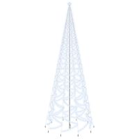 vidaXL Sapin de Noël avec piquet 3000 LED blanc froid 800 cm