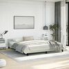 vidaXL Cadre de lit sans matelas gris clair California velours