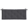 vidaXL Coussin de banc de jardin anthracite m&eacute;lang&eacute; 120x50x7 cm tissu