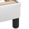 vidaXL Cadre de lit Viana avec LED sans matelas blanc 152x203 cm