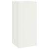 vidaXL Support de Plante 2 pcs Blanc 24 x 24 x 55 cm Acier