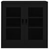 vidaXL Armoire de bureau Noir 90x40x90 cm Acier