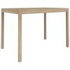 vidaXL Table &agrave; manger 110x70x75 cm bois d'acacia solide