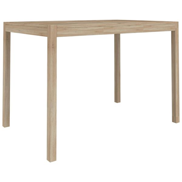 vidaXL Table &agrave; manger 110x70x75 cm bois d'acacia solide
