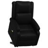 vidaXL Fauteuil de massage noir similicuir