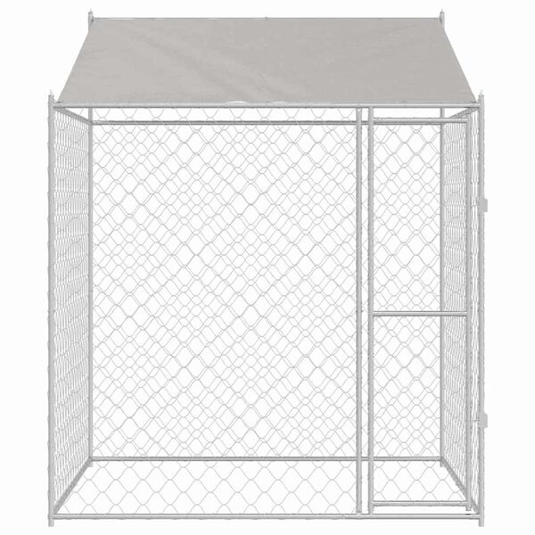 vidaXL Cage pour chien 200 x 200 x 258 cm Acier et PE